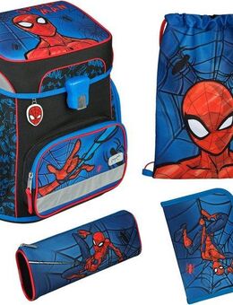 Scooli Schulranzen EasyFit, Spider-Man (Set, 5-tlg)