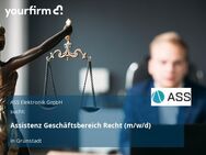 Assistenz Geschäftsbereich Recht (m/w/d) - Grünstadt