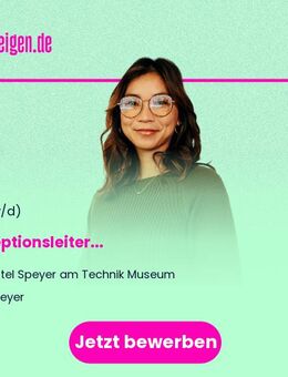 Rezeptionsleiter (m/w/d) - Speyer