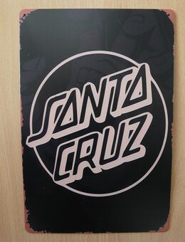 SANTA CRUZ Reklameschild - 30 x 20 cm /NEU - Leverkusen