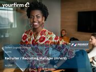 Recruiter / Recruiting Manager (m/w/d) - Ulm
