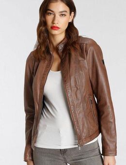 H.I.S Lederjacke aus Lammleder, figurbetonter Schnitt, mit Stehkragen