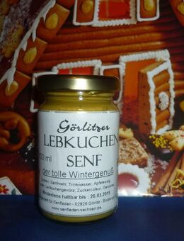 Görlitzer weihnachtlicher Lebkuchen Honig Senf 100ml - Görlitz Zentrum