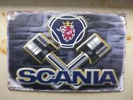 Metallschild / Blechschild…. SCANIA - Leverkusen