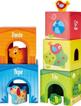 Hape Stapelspielzeug Pepe&Friends Stapelturm