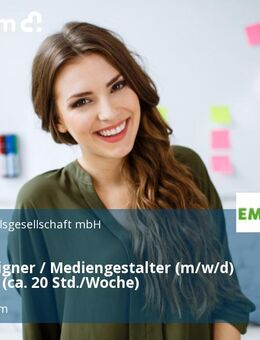 Grafikdesigner / Mediengestalter (m/w/d) in Teilzeit (ca. 20 Std./Woche) - Meckenheim