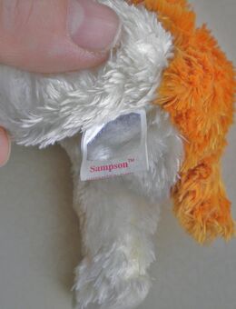 Ty-The Beanie Buddis Collection-Sampson-Hund von 2002,ca. 20 cm - Linnich