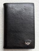 Golden Head, Kartenetui, Kartenhülle, Kartenmappe, Leder, Vollrindleder, Schwarz in 22175