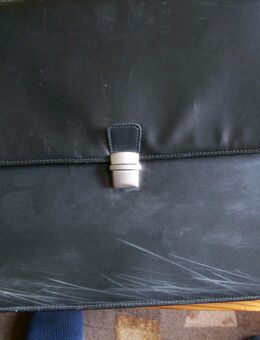 Aktentasche, Leder, gebraucht, schwarz, Beruf, Hobby, Schule - Erftstadt