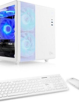 CSL Cube V24156 PC (Intel Core i5 14400F, GeForce RTX 4060, 16 GB RAM, 500 GB SSD, Luftkühlung)