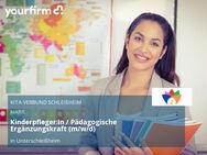 Kinderpfleger:In / Pädagogische Ergänzungskraft (m/w/d) - Unterschleißheim