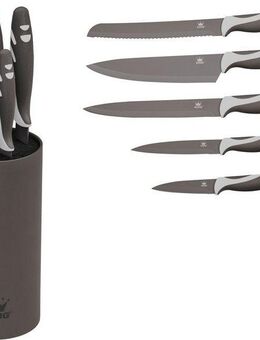 KING Messerblock Soft Touch (6tlg), mit KING protect Beschichtung