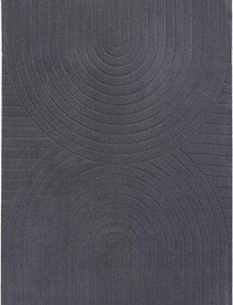 my home Teppich Cali Regenbogen, Hoch-Tief-Effekt, rechteckig, Höhe: 15 mm, Uni-Farben, flauschig, waschbar, Wohnzimmer, Schlafzimmer