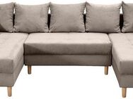 COLLECTION AB Wohnlandschaft Raisa U-Form, mit Federkern, Kissen und Steppung im Sitzbereich