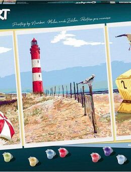Ravensburger Malen nach Zahlen CreArt, Beside the Seaside, Made in Europe
