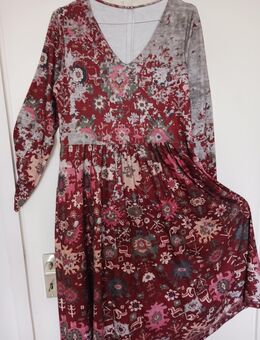 Baumwollkleid Midi weiter Rock, Gr 36-40, Farben weinrot,rosa,grau - München Moosach