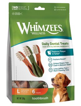 Whimzees by Wellness Toothbrush - Sparpaket: 2 x Größe L