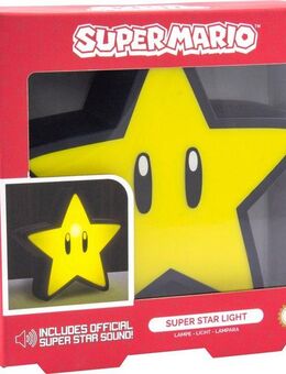 Paladone Dekolicht Super Mario Super Star Leuchte mit Sound, LED fest integriert