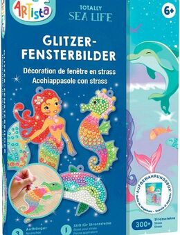 ARTISTA Kreativset Glitzer-Fensterbilder Unterwasserwelt