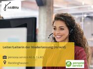 Leiter/Leiterin der Niederlassung (m/w/d) - Recklinghausen