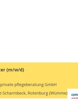 Pflegeberater (m/w/d) - Osterholz-Scharmbeck