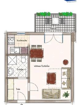 ++TOP ETW am Wü.-Heuchelhof zvk., SP vor dem Haus, EBK++ - Würzburg