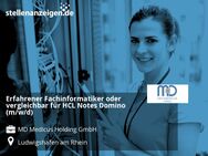 Erfahrener Fachinformatiker oder vergleichbar für HCL Notes Domino (m/w/d) - Ludwigshafen (Rhein)
