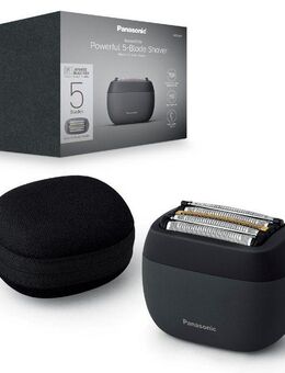 Panasonic Elektrorasierer ES-PV3B-K803, Kompakt, 5 Edelstahlklingen, USB-Laden (Typ-C), Bartdichten-Sensor+