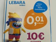 LEBARA Prepaid SIM-Karte mit 10€ Startguthaben Guter Zustand aktiviert - Göttingen