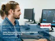 Sales Manager Österreich und Business Development (m/w/d) - Freiburg (Breisgau)