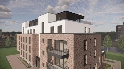 Sonderkonditionen der KfW-Bank können übernommen werden: Neubau exklusive Penthousewohnung mit Fahrstuhl und Tiefgarage