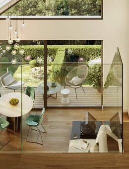 Wunderschöne Galerie-Wohnung mit 3 Zimmern plus Galerie, Balkon und eigenem Gartenanteil (WE 6) - Kleinmachnow