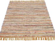 carpetfine Teppich Kelim Chindi, Wendeteppich, rechteckig, Höhe: 6 mm, handgewebt, Fleckerlteppich mit Fransen, auch vielen in Läufergrößen