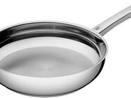 WMF Bratpfanne Profi Induktion, unbeschichtet, ideal für scharfes Anbraten, Cromargan® Edelstahl Rostfrei 18/10 (1-tlg), unbeschichtet, ideal für scharfes Anbraten, Induktion
