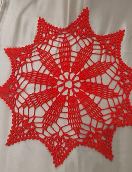 Decke Tischdecke Mitteldecke rot Weihnachten - Greifswald Zentrum