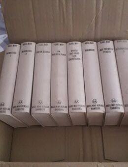 Karl May Bücher 8 Stück mit Gebrauchsspuren,Karl May Verlag Bamberg Jubiläumsausgabe 1962 - Euskirchen Zentrum