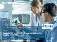 Experte für technische Dokumentation im Supply Chain Management - Kiel