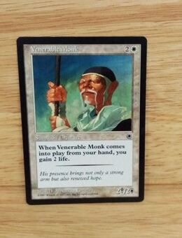 Magic The Gathering-Sammelkarte-Venerable Monk. - Nörvenich
