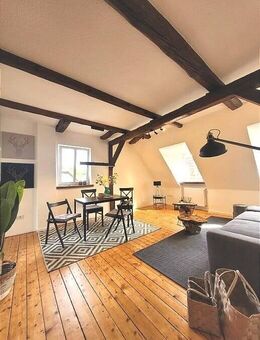 WOHLFÜHL Wohnung - Herrmannblick- DG 2-ZKB Detmold Innenstadt NEUE EBK Neues Bad - o. Haustiere - Jugendstilvilla - mit Garten - Detmold