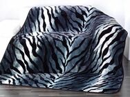Wohndecke Sibirischer Schneetiger, Gözze, Animalprint, Kuscheldecke