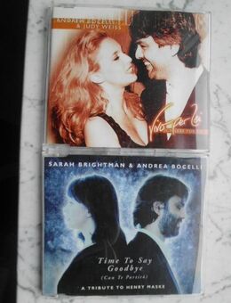 Andrea Bocelli & Judy Weiss ‎Vivo Per Lei (Ich Lebe Für Sie); Sarah Brightman & Andrea Bocelli – Time To Say Goodbye . 2 Maxi-CDs zus. 3,- - Flensburg