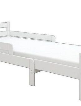 OTTO home Kinderbett Wenke, ausziehbar von 140 bis 200 cm, FSC® (90cm Breite, 140-200cm Liegefläche), massive Kiefer, mit Lattenrost, zeitlose Optik, Rausfallschutz