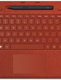 Microsoft Surface Pro Signature Keyboard 8X6-00025 Tastatur (Tastatur mit Touchpad, Type Cover Ortler rot)