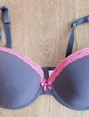 neuer Push-Up BH Gr.85C von C&A in grau/pink in 53639