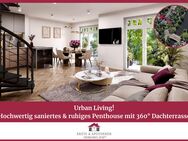 Urban Living! Hochwertig saniertes & ruhiges Penthouse mit 360° Dachterrasse - Hamburg