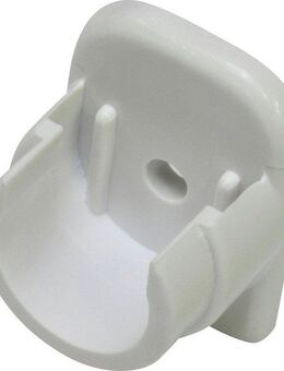 GARDINIA Gardinenstangenhalter Wandlager für Vitragestangen Ø 11+12 mm, Caféhausstange, (2-St), Zubehör Vitragestangen/Caféhausstangen Ø 11+12 mm