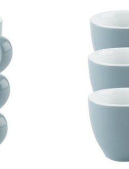 APS Espressotasse 6er Set Espresso Tassen -SNUG-, Porzellan, für Heißgetränke aller Art geeignet