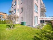 IMMOBERLIN.DE - Adrette Wohnung mit Garten & Tiefgaragenstellplatz in angenehmer Lage - Bernau (Berlin)