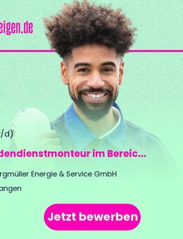 Kundendienstmonteur (m/w/d) im Bereich Sanitär, Heizung und Klima - Erlangen