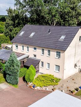 Großzügiges Mehrfamilienhaus mit parkähnlichem Grundstück, Schwimmteich und Entwicklungspotenzial in Salzwedel-Brietz - Salzwedel (Hansestadt)